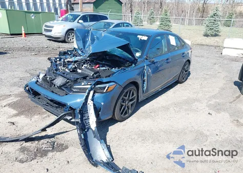 2025 Honda Civic Sport из США, поврежденный, VIN 2HGFE2F57SH559295